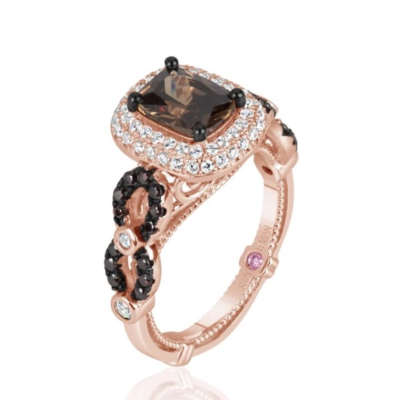 Levian Chocolate Champagne Diamonds Ring - Picture 2 of 9